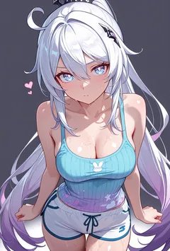 琪亚娜和幽兰黛尔、丽塔、爱莉希雅的色气露营蜜恋